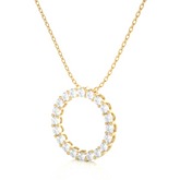 lab created diamond necklace